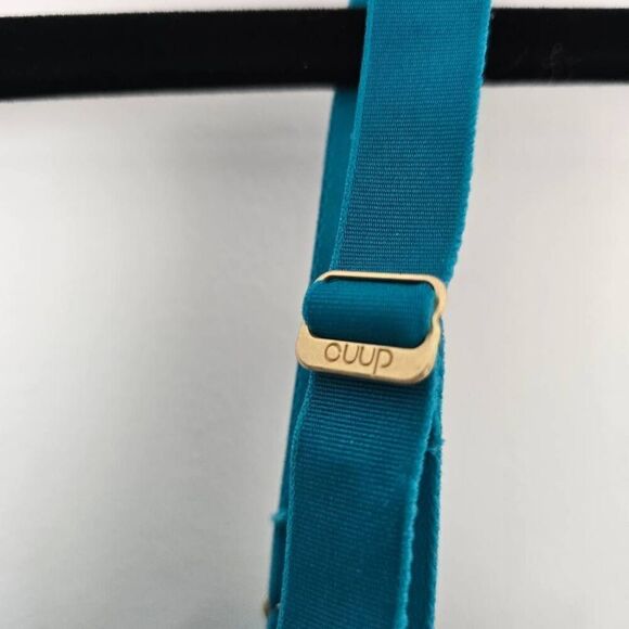 Cuup Bra Women's 36D Blue Sheer Non Padded Underwired Adjustable Strap Stretch T - Picture 6 of 8